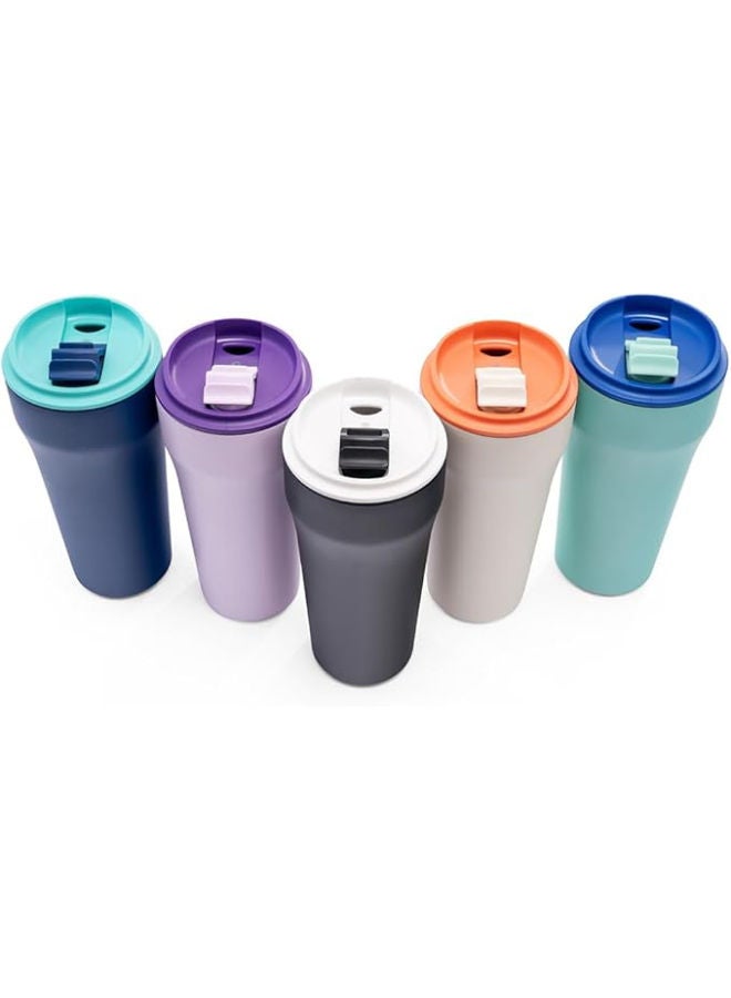 TANK Insulated Stainless Steel Travel Mug With A Push-Button Lid - Image 3